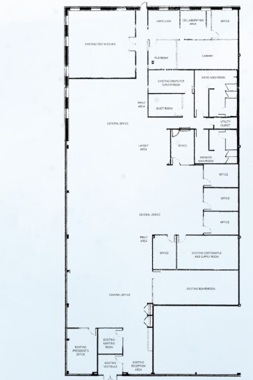 2240 Argentia Rd, Mississauga, ON à louer Plan d’étage– Image 1 sur 1