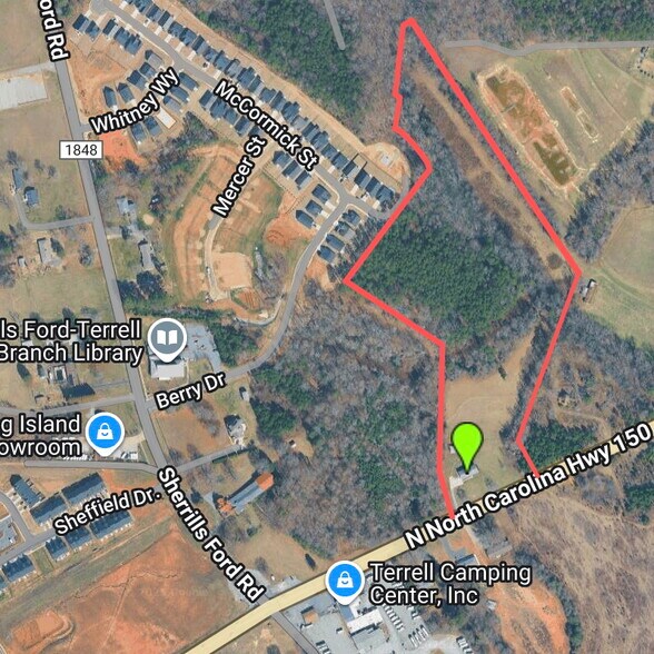 8042 N NC HWY 150 E, Terrell, NC à vendre - Aérien – Image 2 sur 3