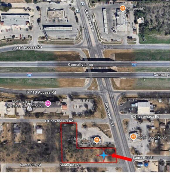 5512 Roosevelt Ave, San Antonio, TX à vendre - Aérien – Image 2 sur 5