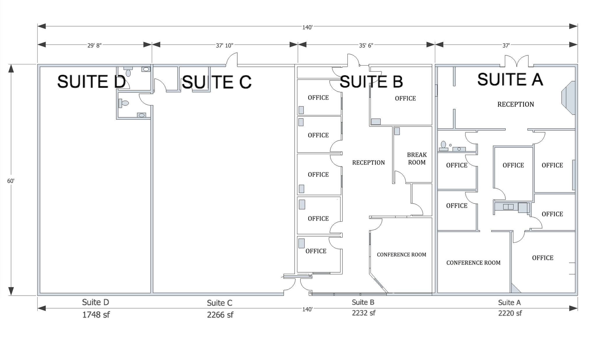 440 E Clark St, Pocatello, ID à louer Plan d’étage– Image 1 sur 15