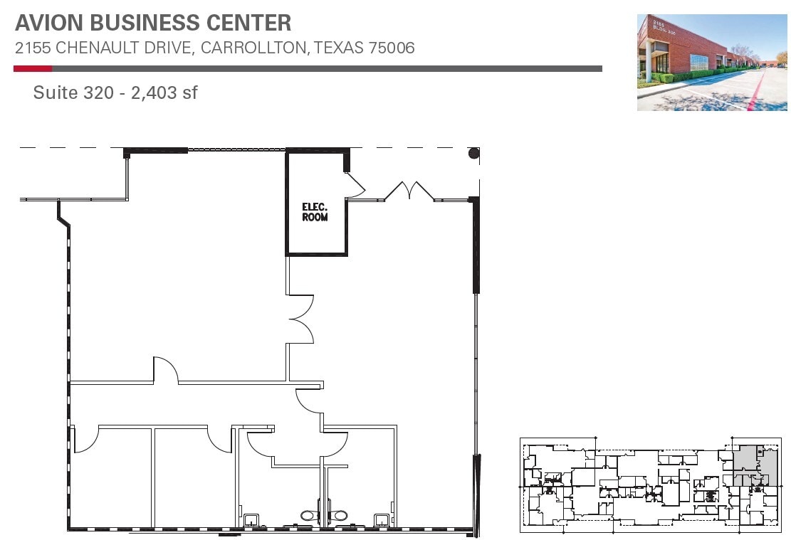 2155 Chenault Dr, Carrollton, TX à louer Plan d’étage– Image 1 sur 1