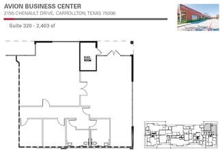 2155 Chenault Dr, Carrollton, TX à louer Plan d’étage– Image 1 sur 1