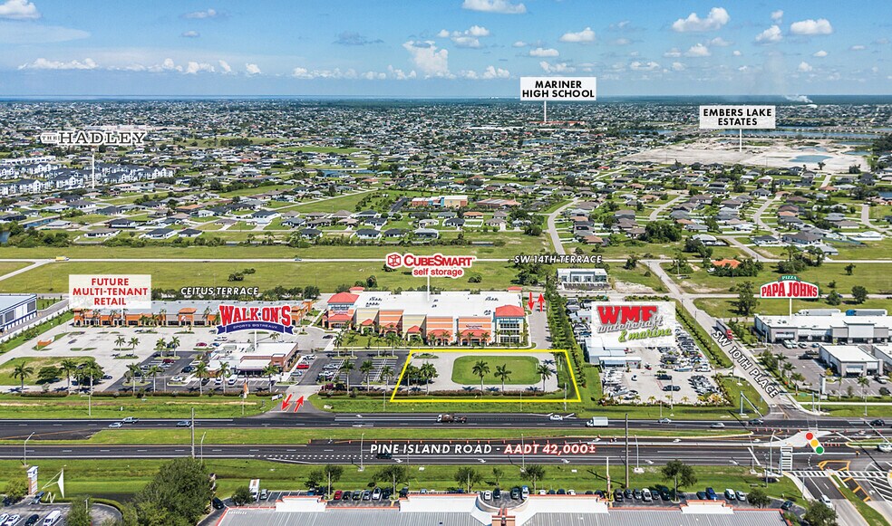 1119 SW Pine Island Rd, Cape Coral, FL à louer - Aérien – Image 3 sur 10
