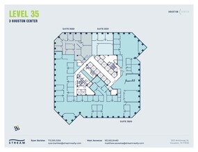 1301 McKinney St, Houston, TX à louer Plan d’étage– Image 1 sur 1