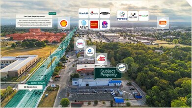 3802 W Illinois Ave, Dallas, TX - VUE AÉRIENNE vue de carte - Image1