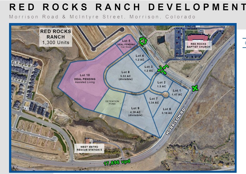 Red Rocks Ranch Development - Morrison & McIntyre, Morrison, CO à louer Photo principale– Image 1 sur 2