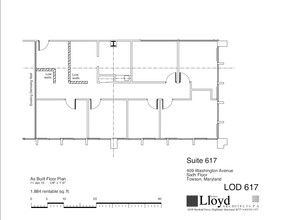 409 Washington Ave, Towson, MD à louer Plan d’étage– Image 1 sur 5