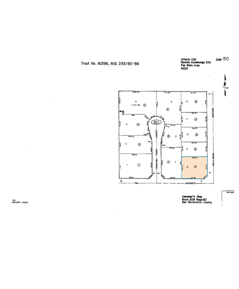 9076 Hellman Ave, Rancho Cucamonga, CA à louer - Plan cadastral – Image 2 sur 2