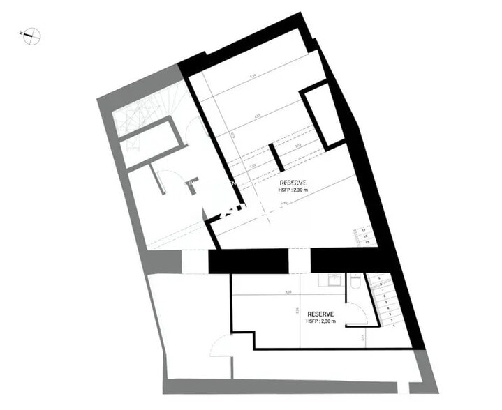 Bureau dans Paris à louer - Plan d’étage – Image 2 sur 2