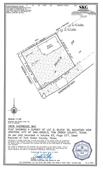 2828 Sherwood Way, San Angelo, TX à louer - Plan de site – Image 2 sur 4