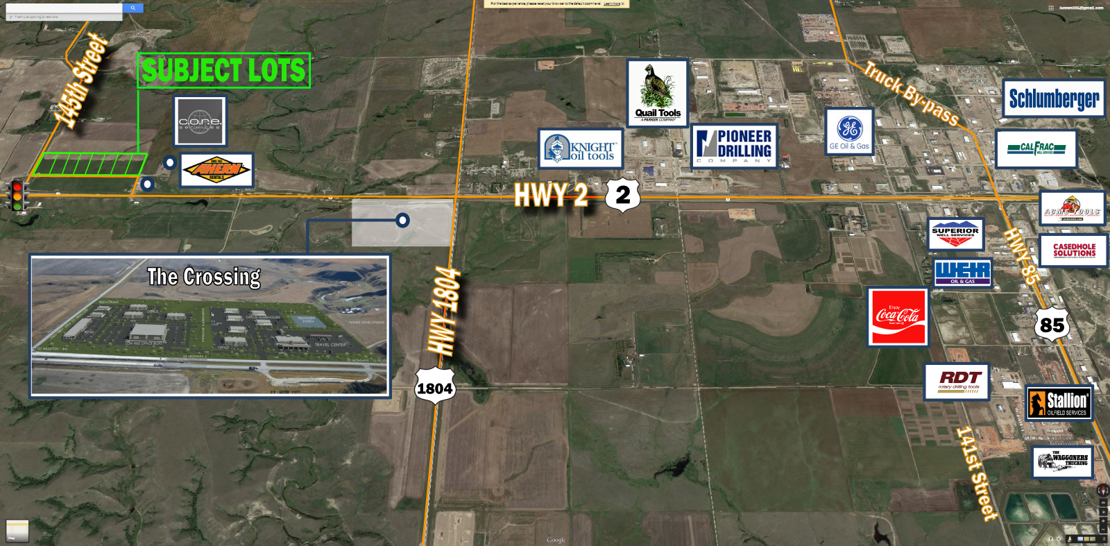 Hwy 1804 & Hwy 2 Hwy, Williston, ND à vendre Photo de l’immeuble– Image 1 sur 3