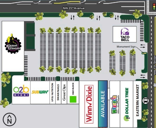 1349-1565 NW 23rd Ave, Gainesville, FL à louer - Plan de site – Image 2 sur 2
