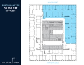800 Boylston St, Boston, MA à louer Plan d’étage– Image 1 sur 1
