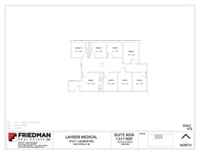 27177 Lahser Rd, Southfield, MI à louer Plan d’étage– Image 1 sur 1