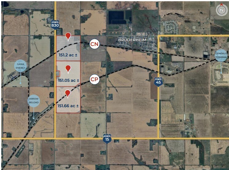 Hwy 830, Strathcona County, AB à vendre - Aérien – Image 2 sur 2