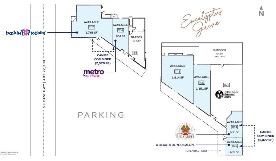1112 S Coast Hwy, Oceanside, CA à louer Plan de site– Image 1 sur 1