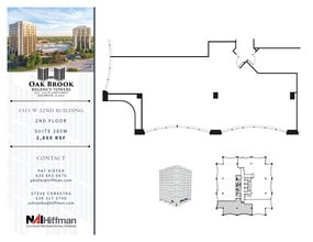 1415 W 22nd St, Oak Brook, IL à louer Plan d’étage– Image 1 sur 1