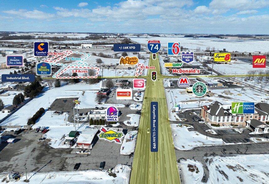 230 Industrial Boulevard, Crawfordsville, IN à vendre - Photo de l’immeuble – Image 2 sur 3
