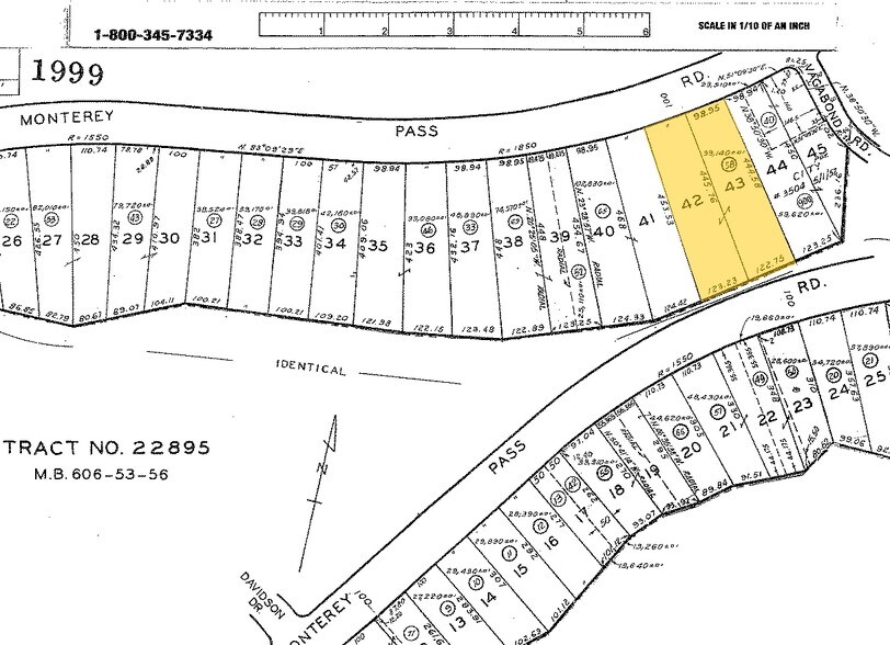 708-710 Monterey Pass Rd, Monterey Park, CA à vendre - Plan cadastral – Image 3 sur 8