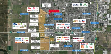 311-333 Lower Sacramento Rd, Lodi, CA - VUE AÉRIENNE  vue de carte - Image1