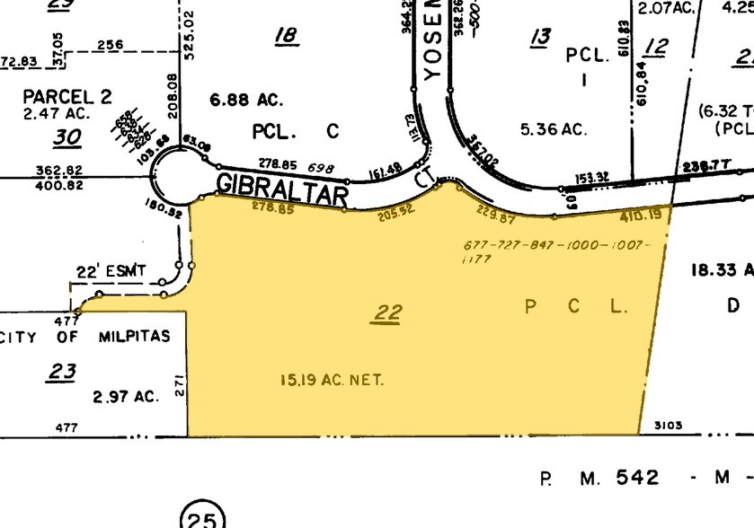 777 Gibraltar Dr, Milpitas, CA à louer - Plan cadastral – Image 2 sur 8