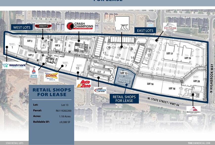12080 W State St, Star, ID à louer - Plan de site – Image 1 sur 9