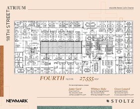 1621 18th St, Denver, CO à louer Plan d’étage– Image 1 sur 1