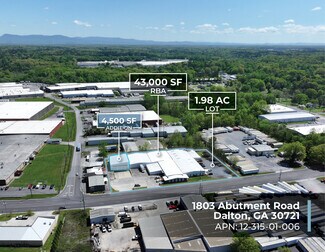 Plus de détails pour 1803 Abutment Rd, Dalton, GA - Industriel/Logistique à vendre
