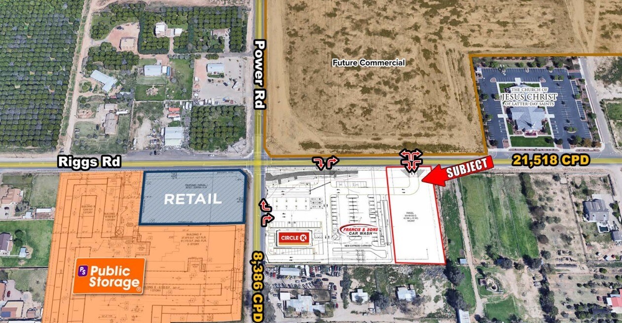 SEC Riggs Rd & Power Rd, Queen Creek, AZ à louer Photo principale– Image 1 sur 4