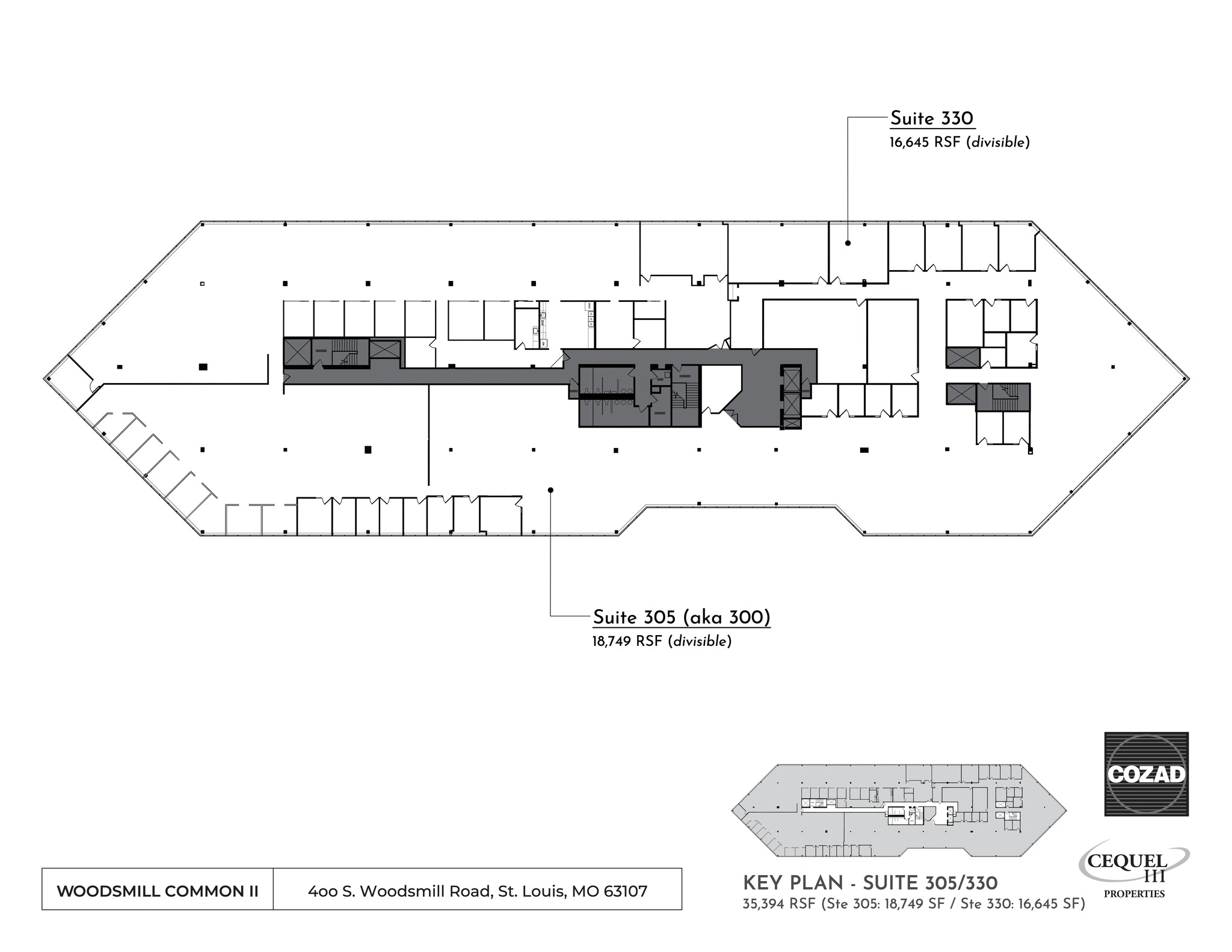 424 S Woods Mill Rd, Chesterfield, MO à louer Plan de site– Image 1 sur 1