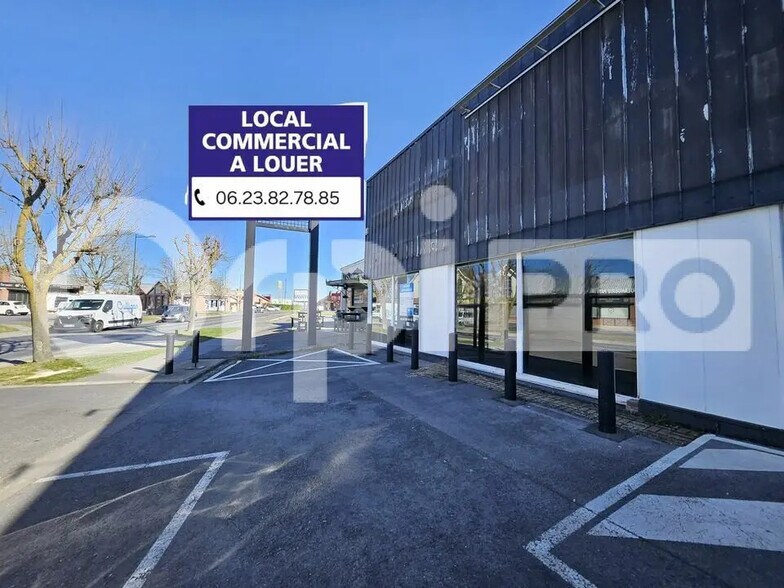 Local commercial dans Tinqueux à louer - Photo de l’immeuble – Image 1 sur 2