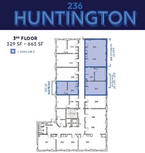 236 Huntington Ave, Boston, MA à louer Plan d’étage– Image 1 sur 1