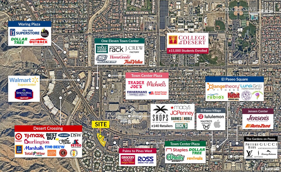 72608-72624 El Paseo, Palm Desert, CA à louer - Photo de l’immeuble – Image 2 sur 3