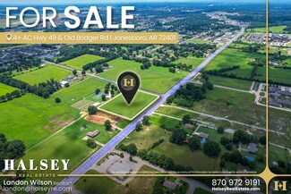 Plus de détails pour Hwy 49 and Old Bridger Road, Jonesboro, AR - Terrain à vendre