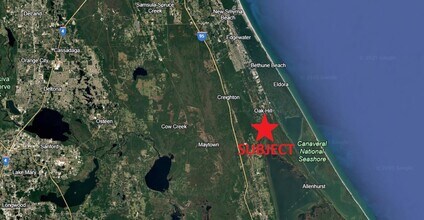 770 S US Highway 1, Oak Hill, FL - Vue aérienne  vue de carte