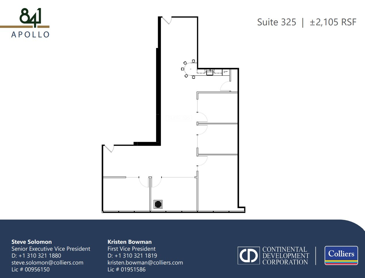 841 Apollo St, El Segundo, CA à louer Plan d’étage– Image 1 sur 1