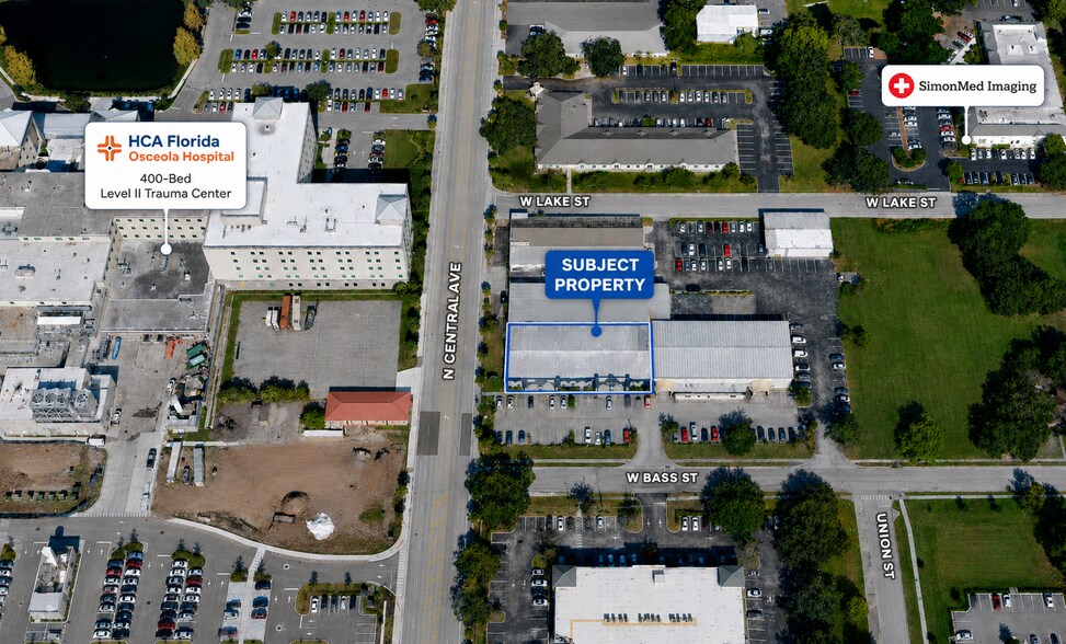 309-313 W Bass St, Kissimmee, FL à louer - Aérien – Image 2 sur 19