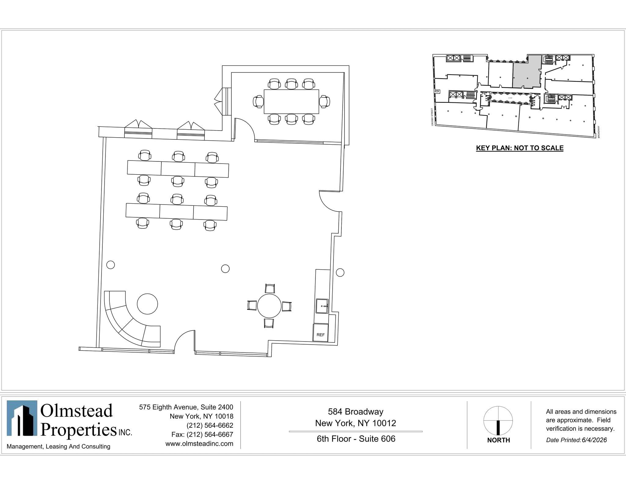 584-590 Broadway, New York, NY à louer Plan de site– Image 1 sur 7