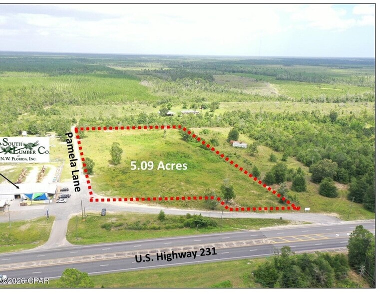 12810 US-231 Hwy, Youngstown, FL à vendre - Aérien – Image 1 sur 6