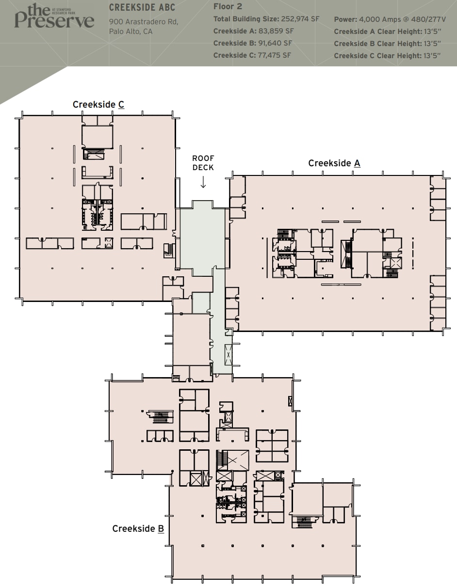 3425 Hillview Ave, Palo Alto, CA à louer Plan d’étage– Image 1 sur 1