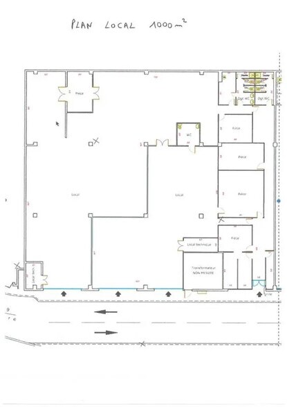 Industriel/Logistique dans Villeneuve-Loubet à louer - Plan d’étage – Image 3 sur 3
