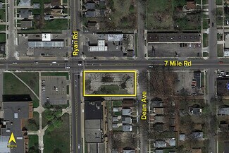 Plus de détails pour 4120 E 7 MILE, Detroit, MI - Terrain à vendre