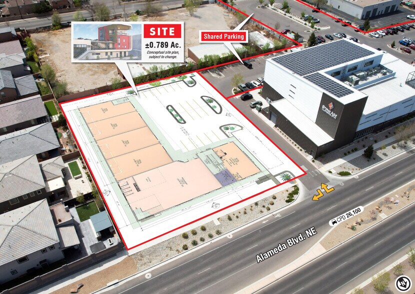 NE Alameda Blvd, Albuquerque, NM à louer - Photo de l’immeuble – Image 2 sur 5