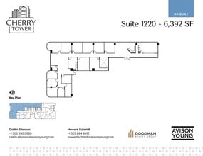 950 S Cherry St, Denver, CO à louer Plan d’étage– Image 1 sur 1