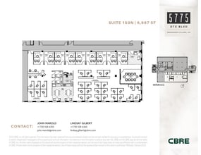 5775 DTC Blvd, Greenwood Village, CO à louer Plan d’étage– Image 1 sur 1