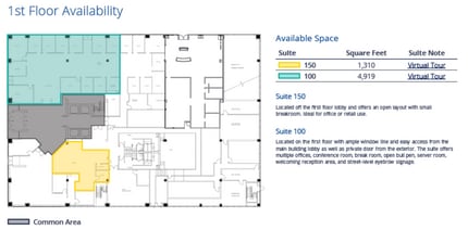 100 W Liberty St, Reno, NV à louer Plan d’étage– Image 1 sur 1