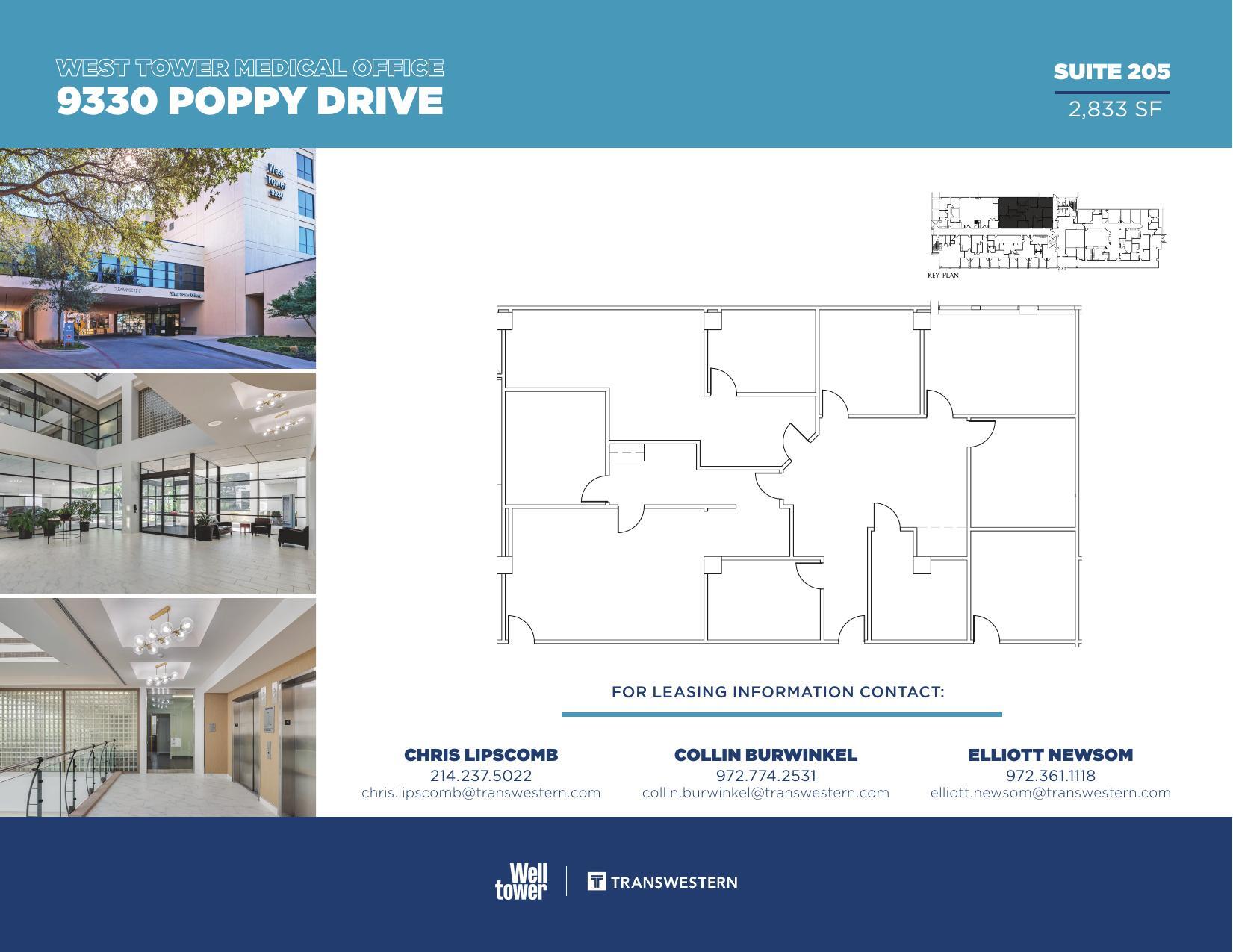 9330 Poppy Dr, Dallas, TX à louer Plan d’étage– Image 1 sur 1
