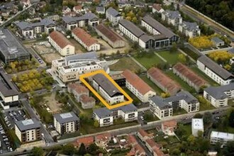 Soissons - Vue aérienne vue de carte