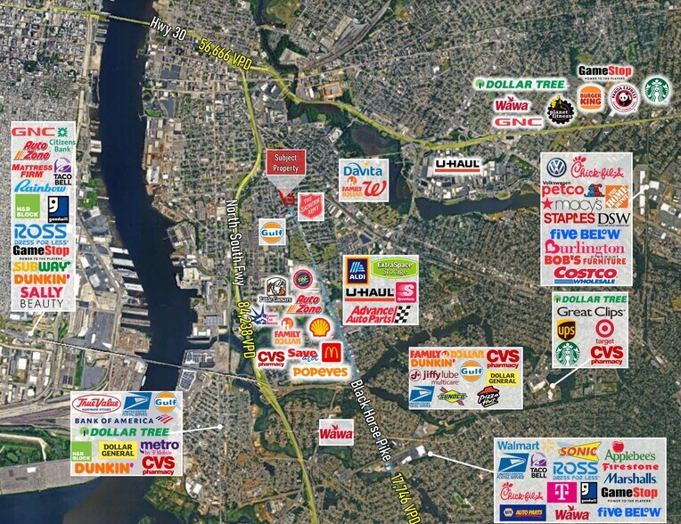 1426 Mount Ephraim Ave, Camden, NJ à vendre - Aérien – Image 3 sur 3