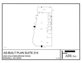 2660 Holcomb Bridge Rd, Roswell, GA à louer Plan de site– Image 1 sur 1